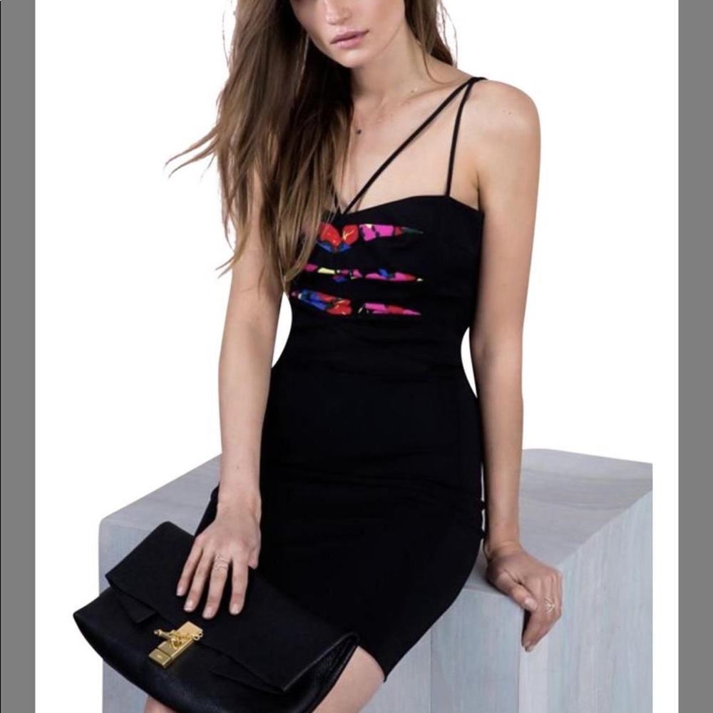 Noam Hanoch Floral Print Insert Dress